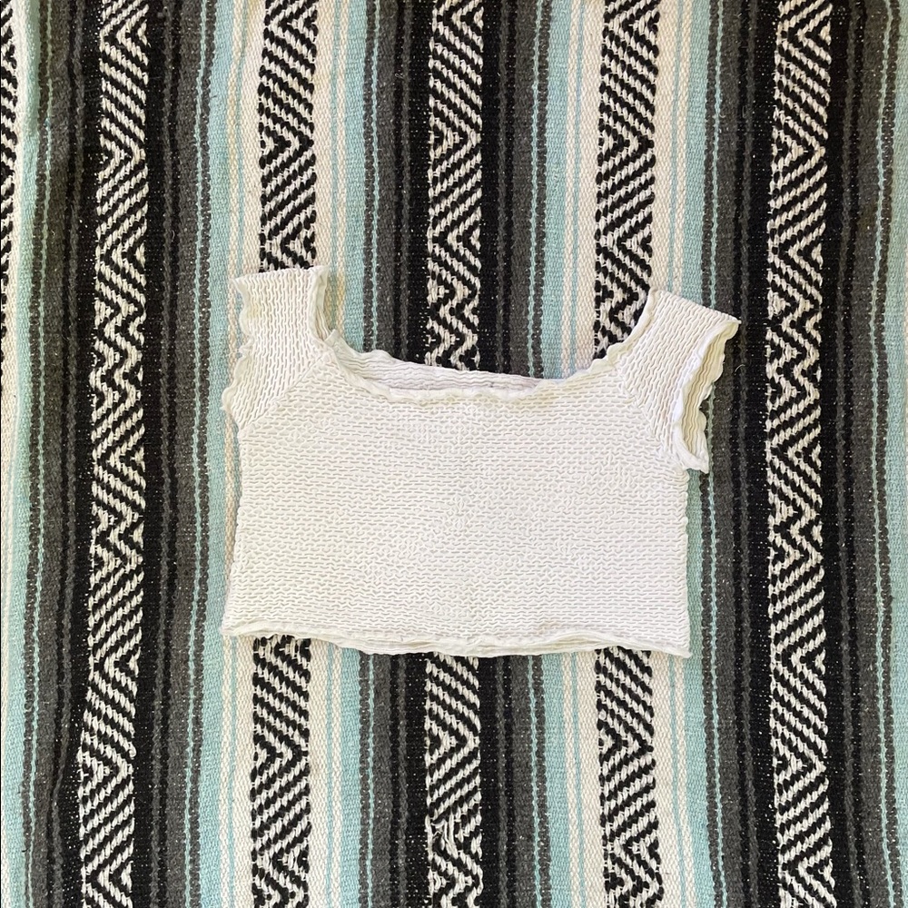 Free People white crop